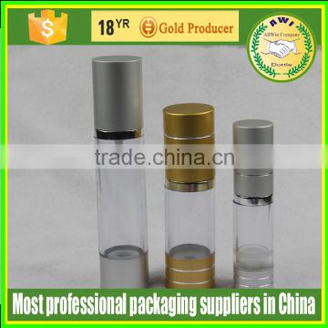 50ml 100ml plastic empty lotion airless pump bottles