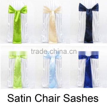 Popular Satin Chair Sashes For Wedding Hotel