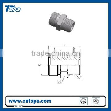 1EN Metrice Adapter thread O-ring face seal /NPT male Metric male female o-ring hydraulic fitting adaptor connction