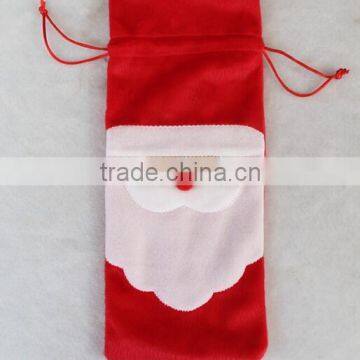 Santa Claus Sheath for Red Wine,bottle Use Ather Christmas Sheath 13*32cm photo-2