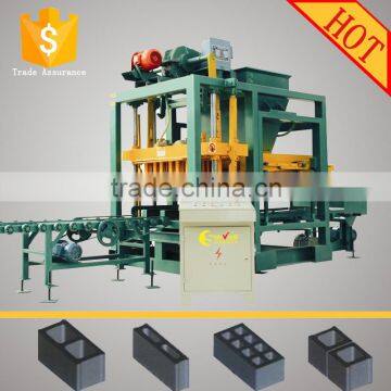 Turkmenistan malaysia make cement brick machine QTJ4-25 unburned brick machine fly ash hollow brick