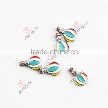 Fire balloon charms for floating locket
