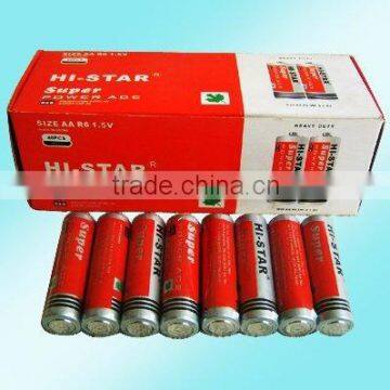 R6 SIZE AA UM-3 DRY CELL BATTERY 4DOZ/BOX