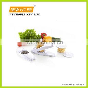 Mini Plastic Manual Onion Chopper with Jar