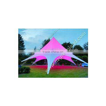 Party star tent, star gazebo tent, star shade pole tent, outdoor star canopy tent