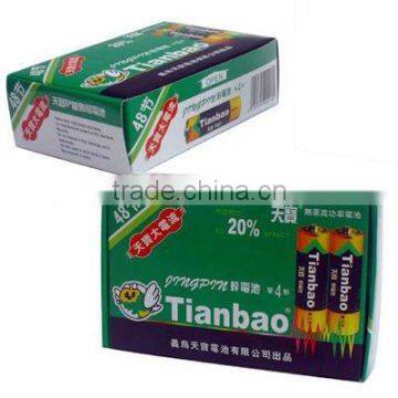 Zinc Carbon Battery Size c 1.5v R14P/R03P/R6P/R20P photo-2