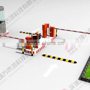 Low Cost Input Full Automatic Smart Vehicle Parking System with Parking Barrier