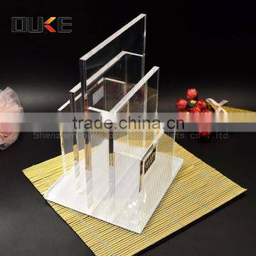 custom manufacture high quality acrylic brochure holder