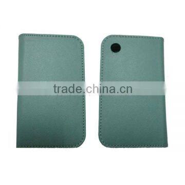 Light Blue Leather Case for Blackberry 9700