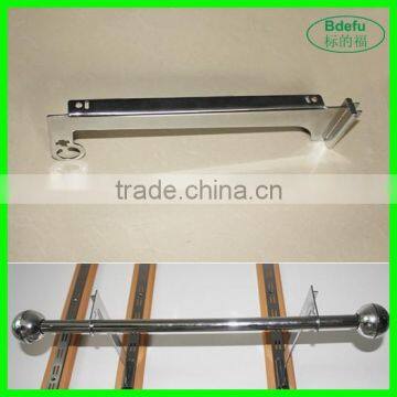 Twin slot metal bracket for pipe hanging