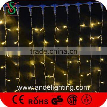 Christmas Decorative Warmwhite PVC LED Curtain Lights