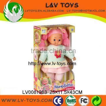 Hot Sale New Fashion Plush 16 Inch solid speak Toy Doll For kids Gift With EN71/ROHS LV0081963
