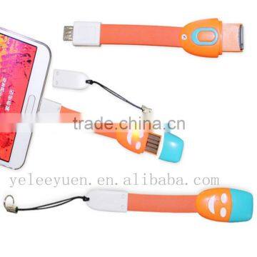 Hot selling usb cable to micro usb otg cable for all mobile phone