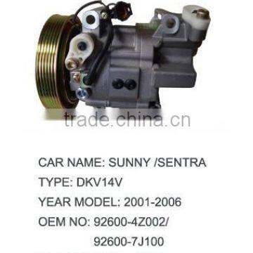 Auto A/C Compressor For NISSAN SUNNY SENTRA