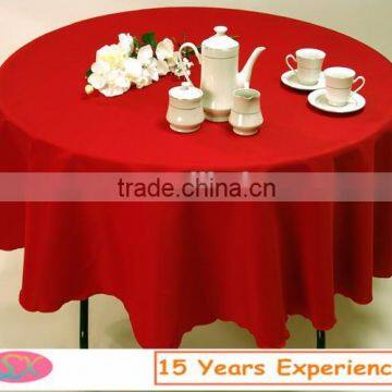 2016 Newest 100% Polyester Table Cloth for Wedding Wholesale in China