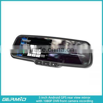 Android Touchsreen Rearview Mirror Car DVR With GPS photo-4