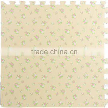 Durable EVA Jigsaw Puzzle Floor Protection Interlocking Mats-calico Printings photo-5