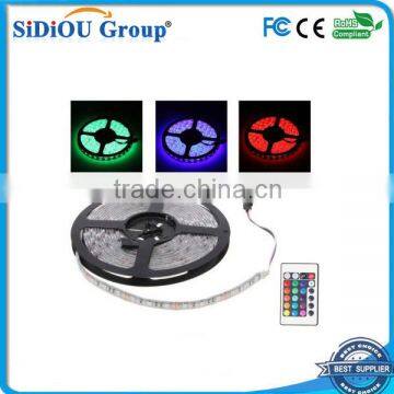 Waterproof Superlight 5m rgb led strip 5050 12v With Remote Controller