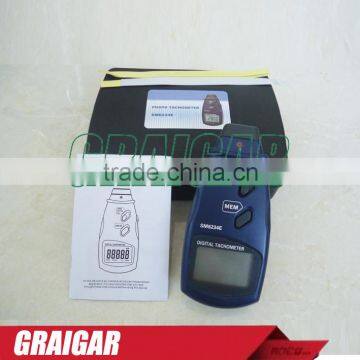 SM6234E Non-Contact Digital Laser Photo Tachometer Wide measuring range,high accuracy auto Range RPM Meter with LCD Display