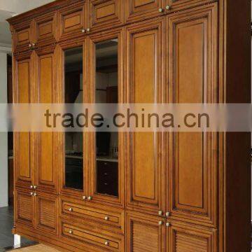 2014 New Wardrobe Wood Carved