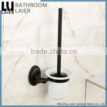 Customized European Style Zinc Alloy ORB Finishing Bathroom Accessories Wall Mounted Toilet Brush Holder