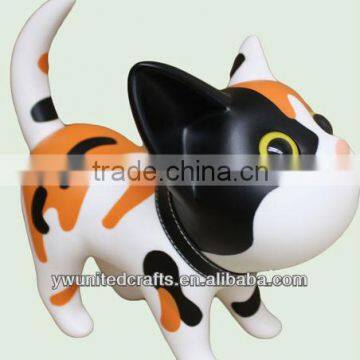 Fashin&cute lovely cat vinyl money serving box