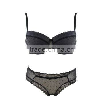 fancy mesh lace bra and panty hot sexy bra style