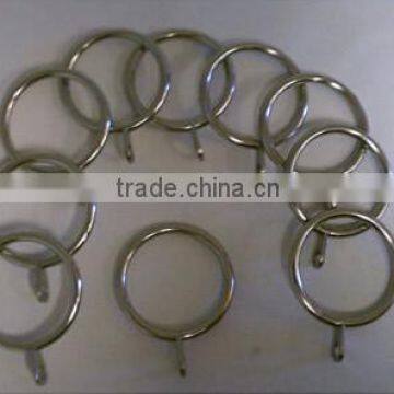 1.5inch Metal Silver No-clip Drapery Pole Rings