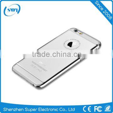 Electroplating Transparent Crystal Bling Diamonds Jewelry PC Phone Cover Case Skin For IPhone 6 6S Plus photo-6
