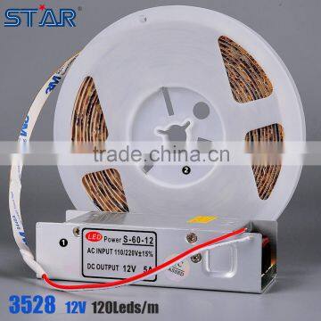 10W SMD 3528 120leds IP65 Waterproof ce Rohs Dc12v Flexible Led Strip photo-2