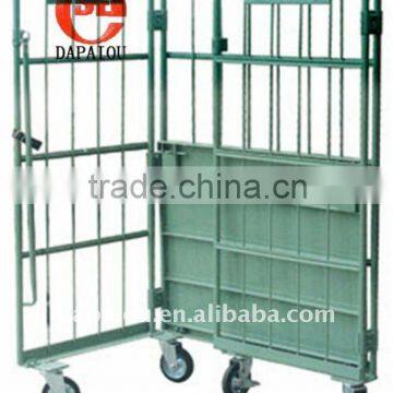 Steel Wire Mesh Roll Cage Trolley
