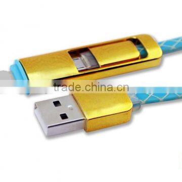 cheap stylish 2 in 1 USB cable 5 pin to 8 pin multi-function USB cable for 2014 hindi mp3 song download