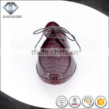 Goodyear Driving Shoes Injection Molding High Level Genuine Leather Men Shoes The Crocodile Grain photo-3