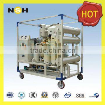 double stage vacuum used insulation oil purifier/oil filtering/oil regeneration machine