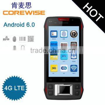 Mobile handheld contactless fingerprint access control sensor with camera