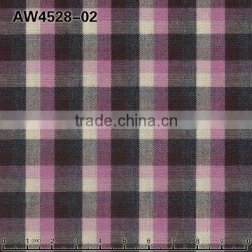 100%Cotton Heather Carbon Peached Check Shirting Fabric photo-4