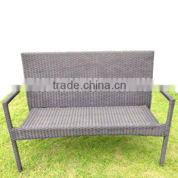 Simple design rattan sofa with steel structure