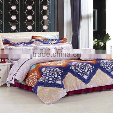 four six 2014 new design 4pcs bed sheet cover pillowcase 3d duvet cover set