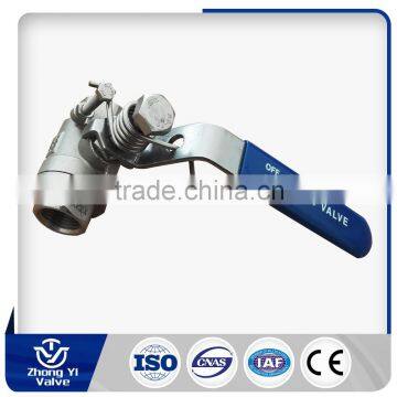 Testing according to API-598 stainless steel 2-piece stainless steel ball valve cf8m 2000 wog