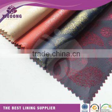 polyester rayon jacquard fabric for garment lining fabric