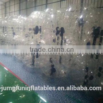 Clear bubble soocer ball for sale/0.8mm PVC/TPU Bumper Balls/Football Bubble Balls