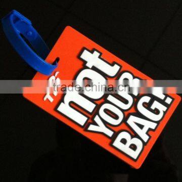 high quality pvc personalized luggage tags