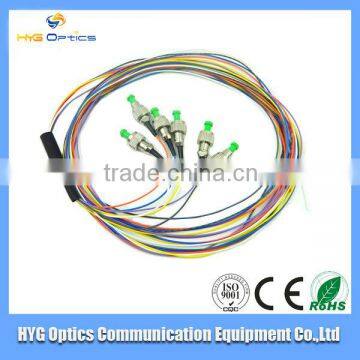 single mode duplex 6 core FC APC Pigtail ,fiber optic fc apc 6 core pigtail ,FC/APC FC/UPC