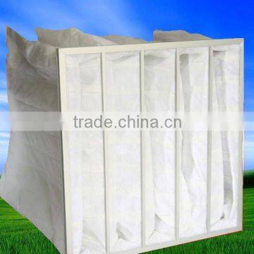 45% Efficiency High Dust Holding Capacity Pocket Air Filter