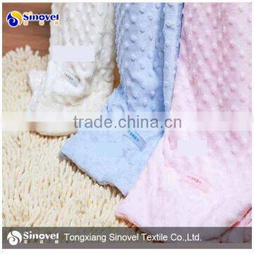 2014 100% Polyester Minky Dot Blanket for Baby