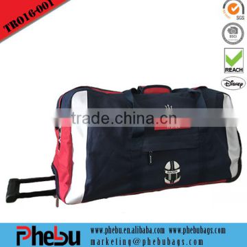 Extra Large Travel Luggage Wheeled Trolley Holdall Sports Duffle Bag(TRO15-001)