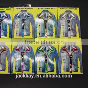 SNHALSAR Free Samples Mobile Sport Earphone, Zipper Metal Earphones photo-2