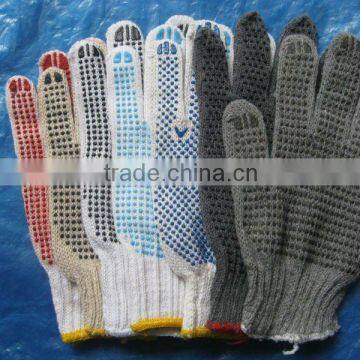 7/10 guage knitted cotton working gloves