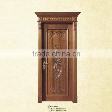 Manually Unique Wood Carving Door Design for Hotel Room photo-6
