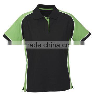 High quality polo shirt-green & black